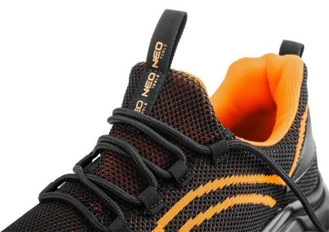 PÓŁBUTY ROBOCZE S1 SR STALOWY PODN.POMARAŃCZOWE ROZM.42 NEO