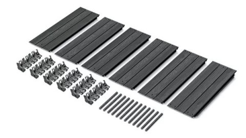 RABATA OGRODOWA BASE WOODY IBWH 1480X1290X250MM - ANTRACYT PROSPERPLAST