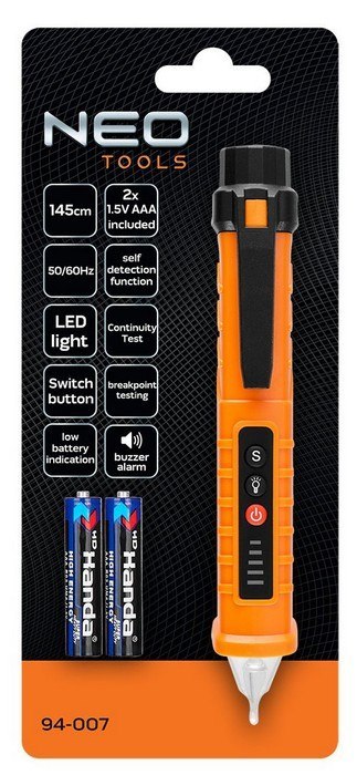 INDUKCYJNY TESTER NAPIĘCIA 12-1000V AC NEO