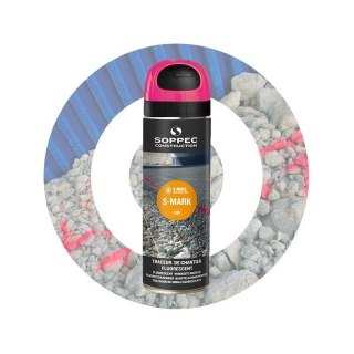 SOPPEC SPRAY GEODEZYJNY S-MARK RÓŻOWY 500ML SOPPEC