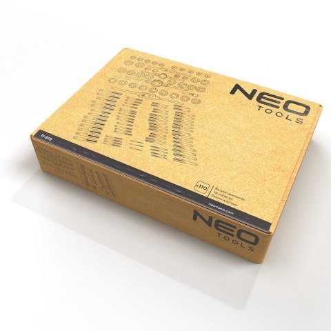 ZESTAW NARZYNEK I GWINTOWNIKÓW 110 EL. NEO