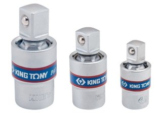 ZESTAW PRZEGUBÓW KULOWYCH 3SZT. 1/4''-1/2'' KING TONY
