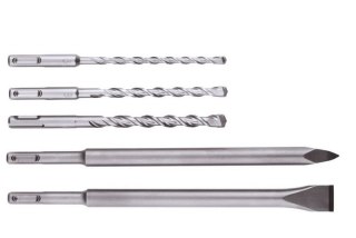 ZESTAW WIERTEŁ I DŁUT SDS-PLUS 5 SZT. METABO