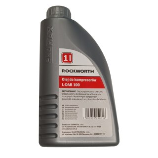 OLEJ DO SPRĘŻAREK TŁOKOWYCH I NARZĘDZI PNEUMATYCZNYCH 1.0L NUAIR