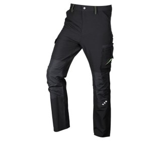 SPODNIE ROBOCZE MIX&MATCH CZARNO-ZIELONE ROZMIAR XL NEO