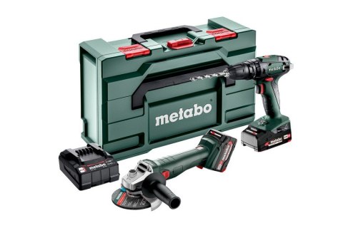 ZESTAW COMBO 18V SB 18 + W 18 L 9-125 1*2.0AH 1*4.0AH METABO