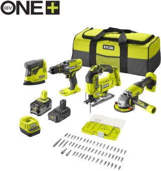 ZESTAW ELEKTRONARZĘDZI R18CK4F-252S 1*2.0AH 1*5.0AH ONE+ RYOBI