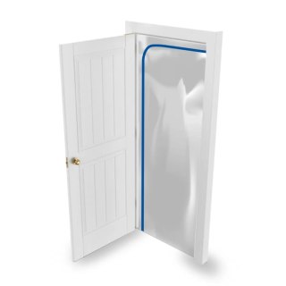 KURTYNA, OSŁONA PRZECIWPYŁOWA 120*220CM Z ZAMKIEM DEDRA