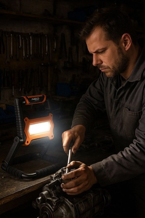 LAMPA WARSZTATOWA AKUMULATOROWA SKŁADANA 1400 ML NEO