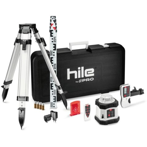 NIWELATOR LASEROWY ROTACYJNY HILE D400 + STATYW + ŁATA PRO