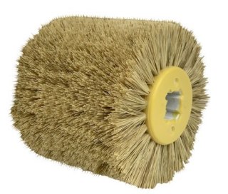 SZCZOTKA DO SATYNIARKI WŁÓKNO SIZALOWE 120*100MM DEDRA