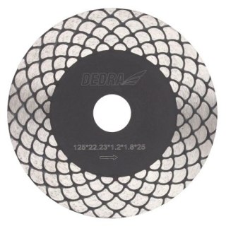 TARCZA DIAMENTOWA 125MM ŁUSTA DEDRA