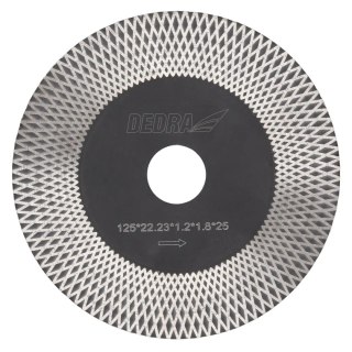 TARCZA DIAMENTOWA 125MM ROMBY DEDRA