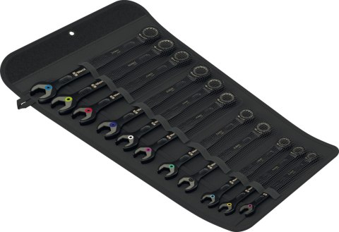 ZESTAW KLUCZY PŁASKO-OCZKOWYCH Z GRZECHO. JOKER 8-19MM 11CZĘ WERA