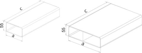 KANAŁ PŁASKI 220*55 1.0MB AIR ROXY