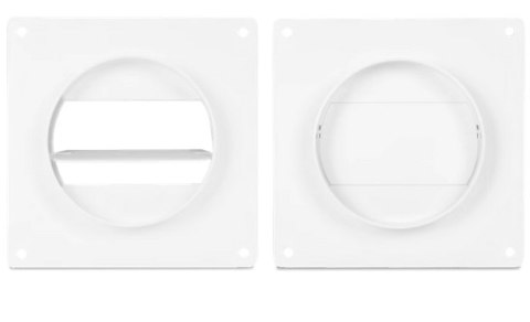 ŁĄCZNIK ZMIENNY KANAŁU PŁASK. 110*55 Z ZAW. ZWROTNYM 100MM AIR ROXY