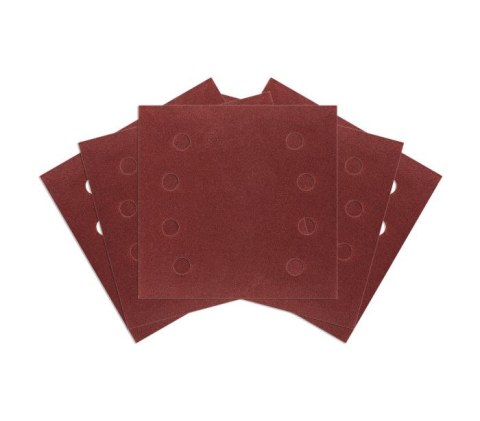 PAPIER ŚCIERNY KWADRAT P120 113*113MM, 8 OTW. 5 SZT. NEO