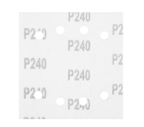 PAPIER ŚCIERNY KWADRAT P240 113*113MM, 8 OTW. 5 SZT. NEO