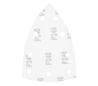 PAPIER ŚCIERNY ŻELAZKO P240 100*147MM,. 9 OTW. 5 SZT. NEO