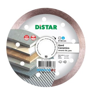 TARCZA DIAMENTOWA HARD CERAMICS 125*1.4*22,23MM DISTAR