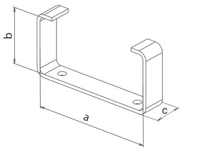 UCHWYT MOCUJĄCY 220*55, 2SZT. AIR ROXY