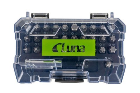 ZESTAW GROTÓW, BIT , 32 EL. LUNA