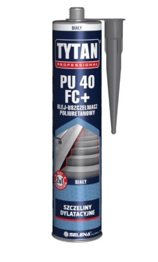 KLEJ USZCZELNIACZ POLIURETANOWY PU 40 FC 300ML BIAŁY TYTAN
