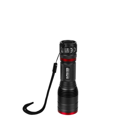 LATARKA RĘCZNA FALCON EYE ALPHA 500LM BATERYJNA MACTRONIC