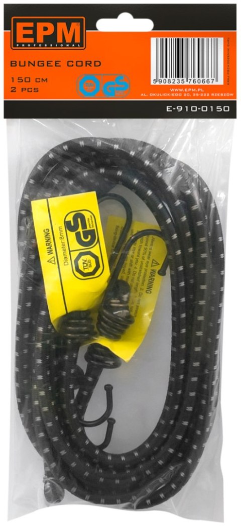 ŚCIĄG UNIWERSALNY ELASTYCZNY 8MM*150CM EPM