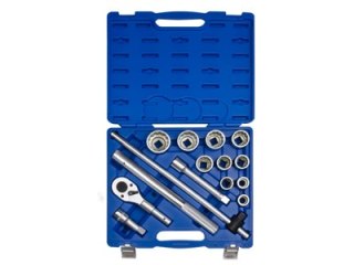 ZESTAW NASADEK 3/4'' 14CZ KRÓTKIE 22-50MM 12-KĄT,GRZECHOTKA KING TONY