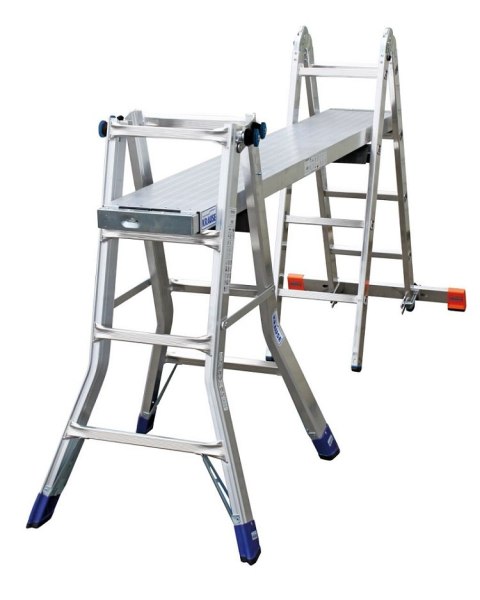 DRABINA ALUMINIOWA PRZEG. TELESKOPOWA STABILO 4X4 SZCZEBLE KRAUSE