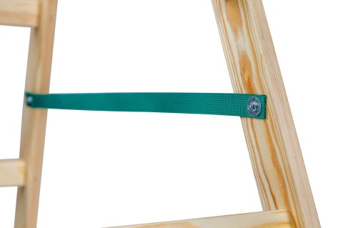 DRABINA DREWNIANA BRAKET STANDARD 2X5 SZCZEBLI 153CM BRAKET