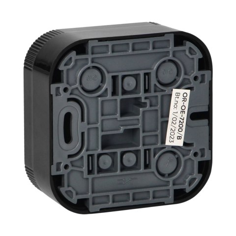 ŁĄCZNIK JEDNOBIEGUNOWY N/T TODO IP20, CZARNY ORNO