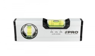 POZIOMICA BIAŁA WSKAŹNIK POZIOMU I PIONU SPADEK 2% 17 CM PRO