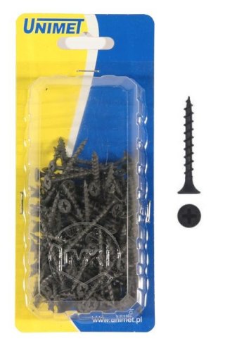 WKRĘT GIPS DREWNO FOSFATYZOWANY 3.5*45MM OP-100SZT UN