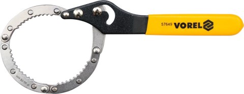 KLUCZ DO FILTRA OLEJU METALOWY 55- 75MM VOREL