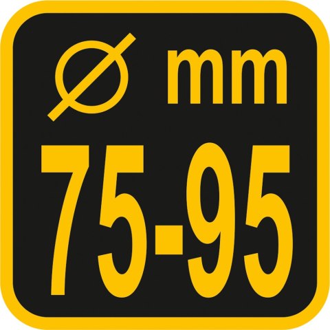 KLUCZ DO FILTRA OLEJU METALOWY 75- 95MM VOREL