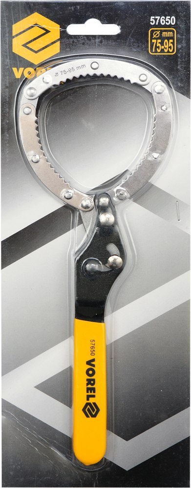 KLUCZ DO FILTRA OLEJU METALOWY 75- 95MM VOREL