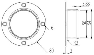 MOCOWANIE DLA DRĄŻKA OKRĄGŁEGO O 50 UN
