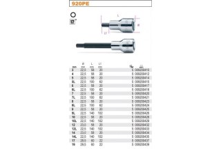 NASADKA 1/2' KOŃCÓWKA TRZPIENIOWA HEX 5MM BETA