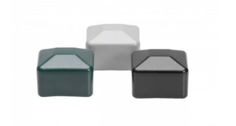 NASADKA NA SŁUPEK KWADRATOWA NSK 15 379 CZARNA UN