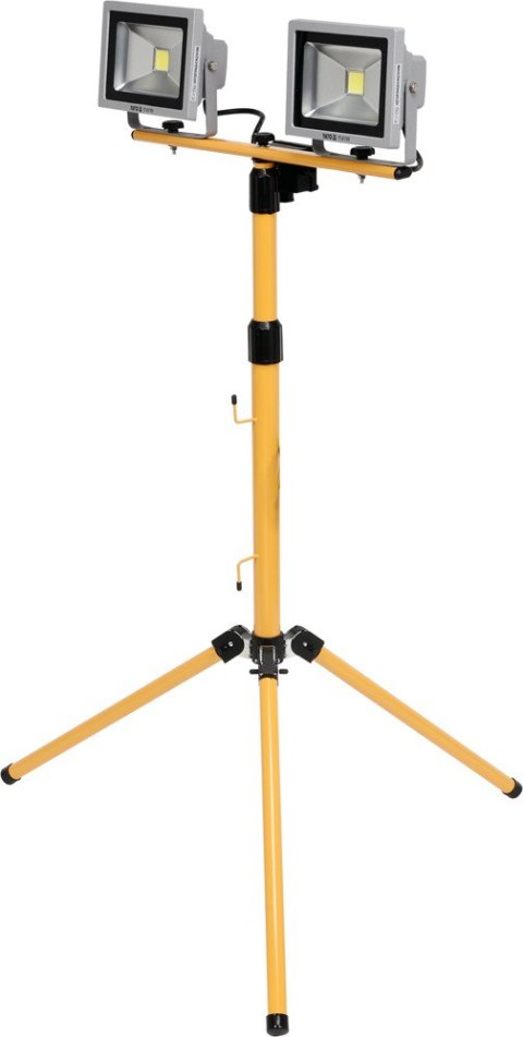 REFLEKTOR DIODOWY 2*20W ZE STOJAKIEM 1400LM*2 YATO