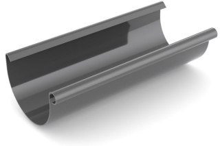 RYNNA DACHOWA PVC 75MM/3M/GRAFIT BRYZA BRYZA