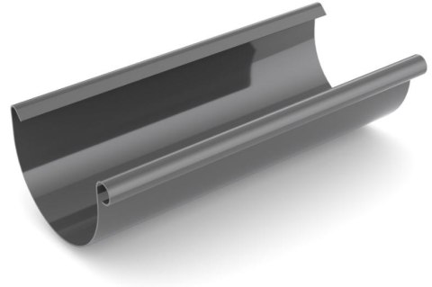 RYNNA DACHOWA PVC 75MM/3M/GRAFIT BRYZA BRYZA