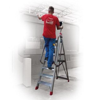 DRABINA SDOMUS05 ALUMINIOWA PROFESJONALNA 5 ST. FARAONE