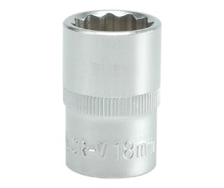 NASADKA KRÓTKA 12-KĄTNA CHROMOWANA 1/2'' 24MM YATO