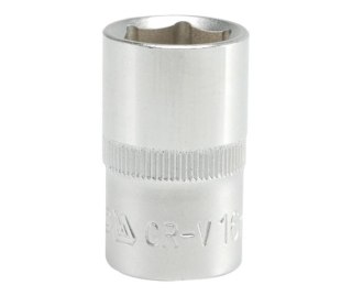 NASADKA KRÓTKA 6-KĄTNA CHROMOWANA 1/2'' 16MM YATO