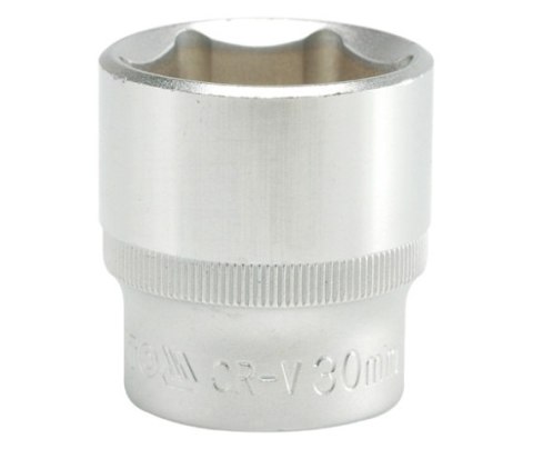 NASADKA KRÓTKA 6-KĄTNA CHROMOWANA 1/2'' 30MM YATO