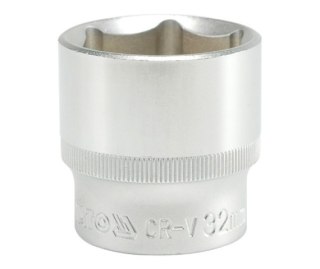 NASADKA KRÓTKA 6-KĄTNA CHROMOWANA 1/2'' 32MM YATO