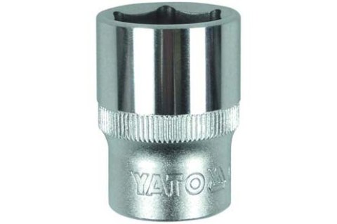 NASADKA KRÓTKA 6-KĄTNA CHROMOWANA 1/2'' 9MM YATO